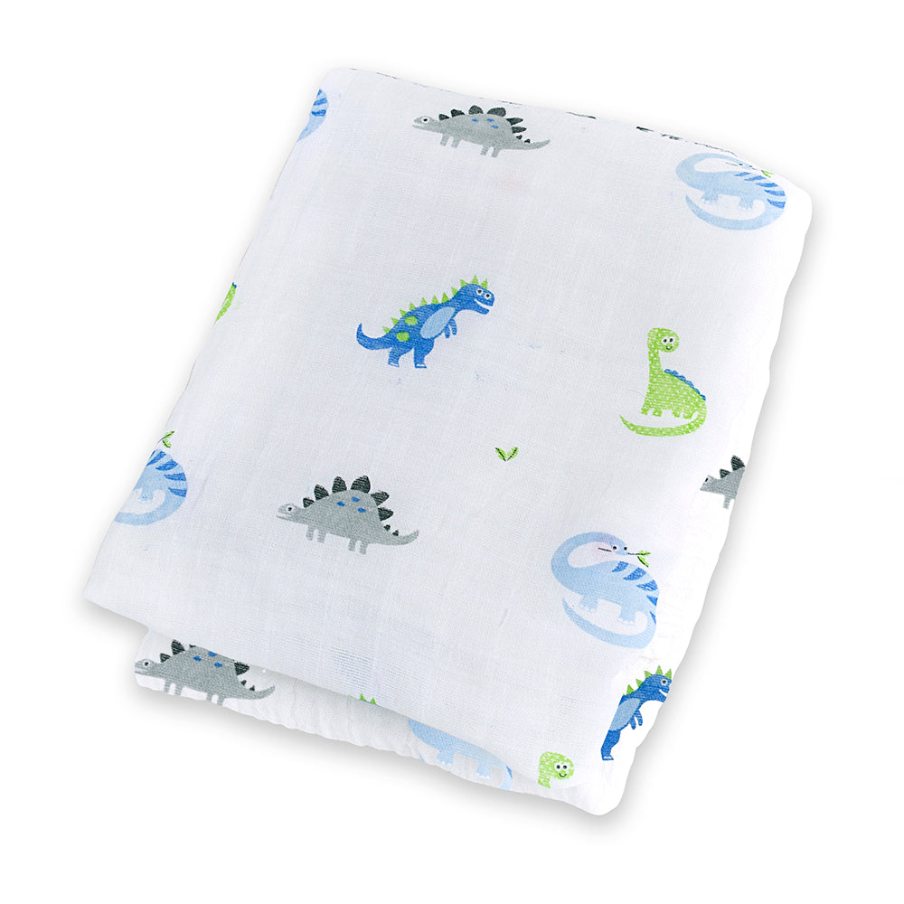 Cotton Muslin Swaddle - Prehistoric Pals