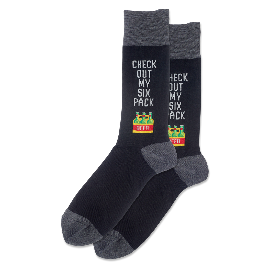 Check Out My 6 Pack Mens Socks