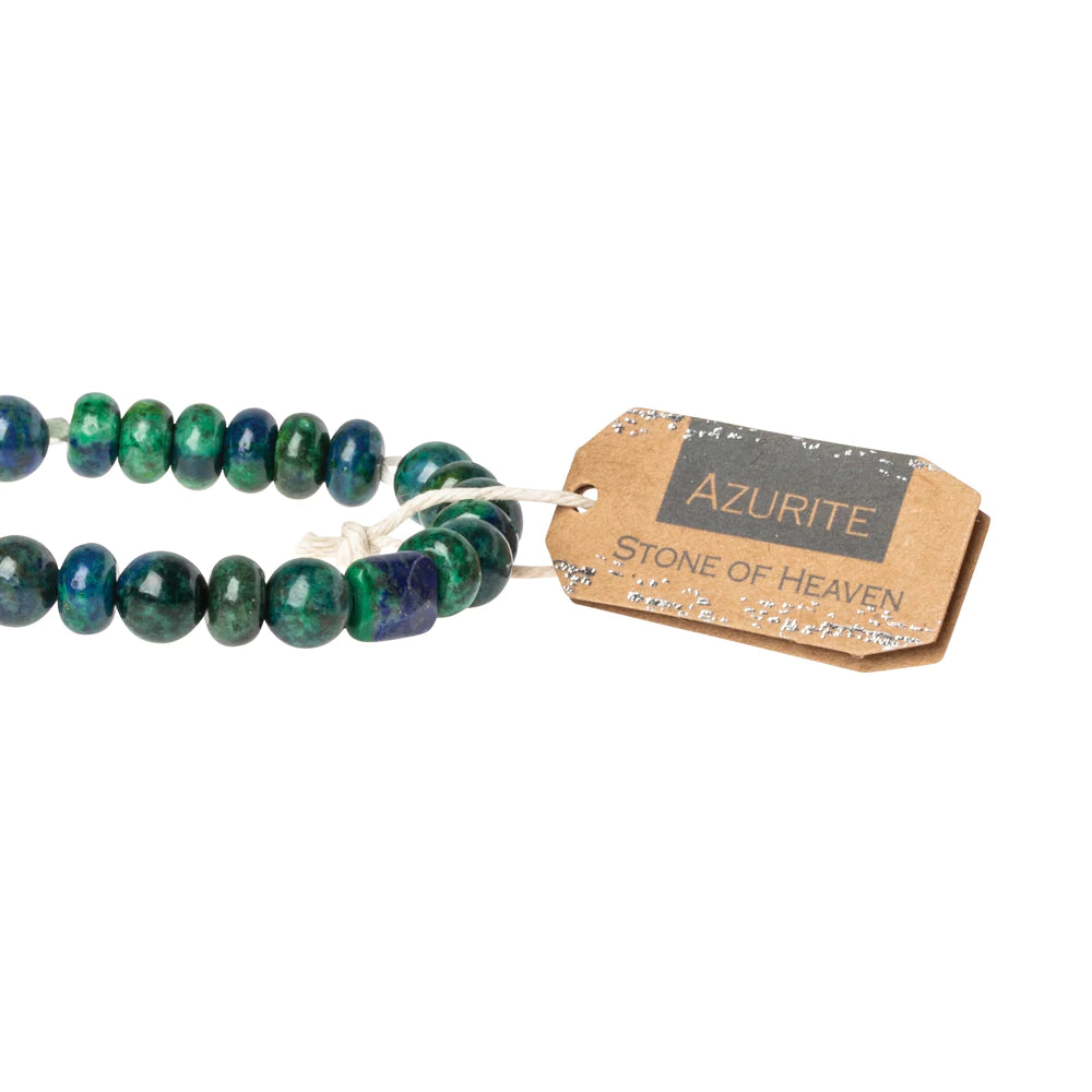 Azurite Stone Bracelet - Stone of Heaven