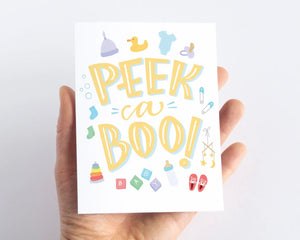 Peek A Boo Card
