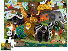 Load image into Gallery viewer, Crocodile Creek Puzzle Jungle Friends, 3+ 36pcs
