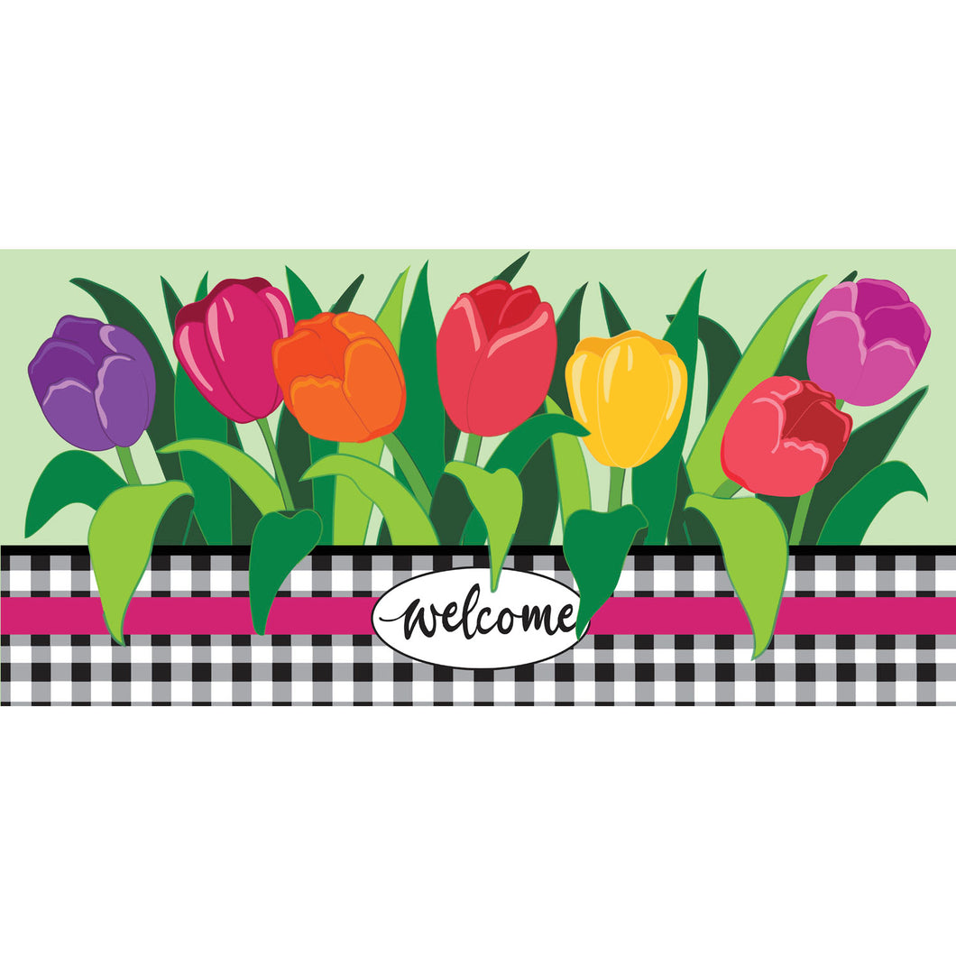 Welcome Spring Tulips Sassafras Insert