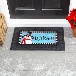 Patterned Snowman Sassafras Insert