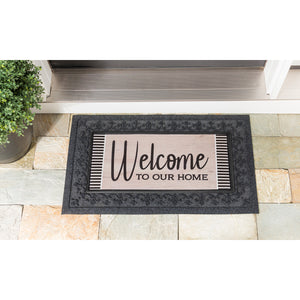 Wood Grain Welcome Sassafras Insert