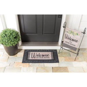 Wood Grain Welcome Sassafras Insert