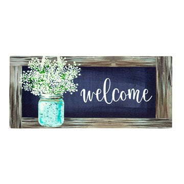 Mason Jar Welcome Sassafras Insert