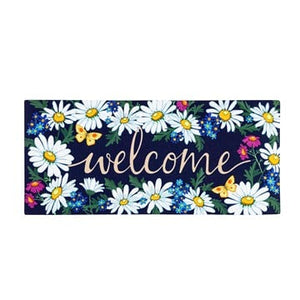 Sassafras Welcome Daises & Butterflies Insert