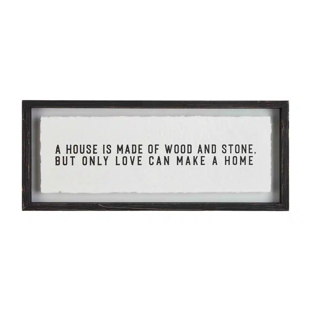 Love Can Make A Home Plaque