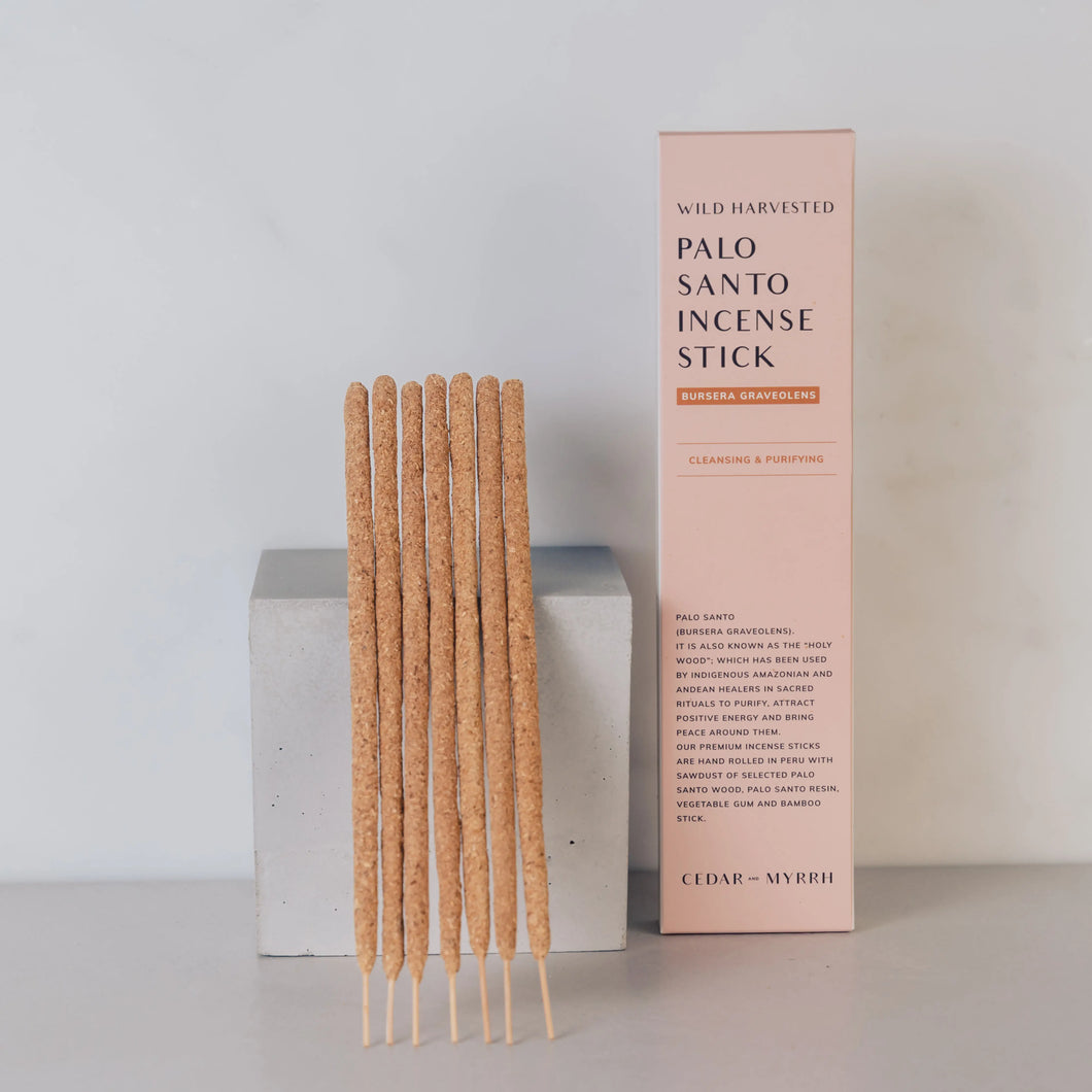 Hand Rolled Palo Santo Incense Stick