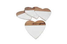 Load image into Gallery viewer, Heart Coasters, Set of 4
