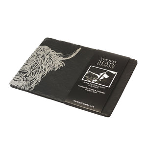 Highland Cow Slate Placemats, Set 2