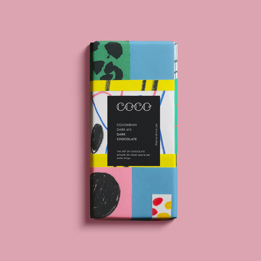 Coco Chocolatier Colombian Dark Chocolate Bar