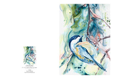 Load image into Gallery viewer, Chickadee Card by Canadian Artist Karen Bishop
