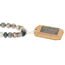 Load image into Gallery viewer, Picasso Jasper Stone Bracelet - Stone of Creativity
