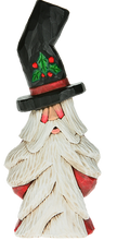 Load image into Gallery viewer, Cottage Carvings- Stovetop Pipe Tall Hat Santa - Canadian Artist Dave Francis
