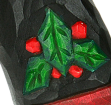 Load image into Gallery viewer, Cottage Carvings- Stovetop Pipe Tall Hat Santa - Canadian Artist Dave Francis
