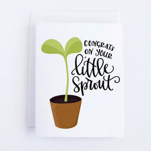 Load image into Gallery viewer, Congrats on Your Little Sprout Card
