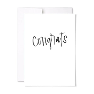 Congrats Script Card