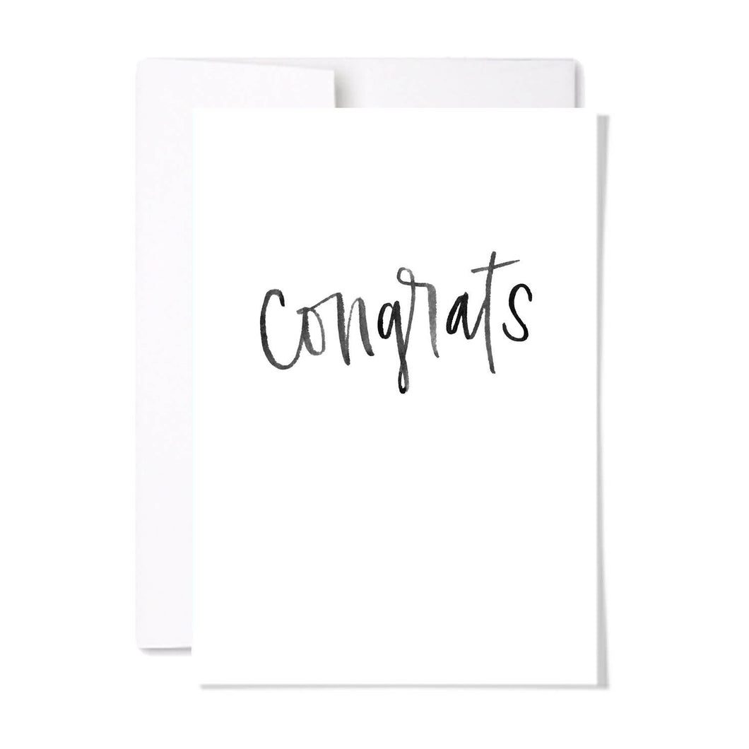 Congrats Script Card