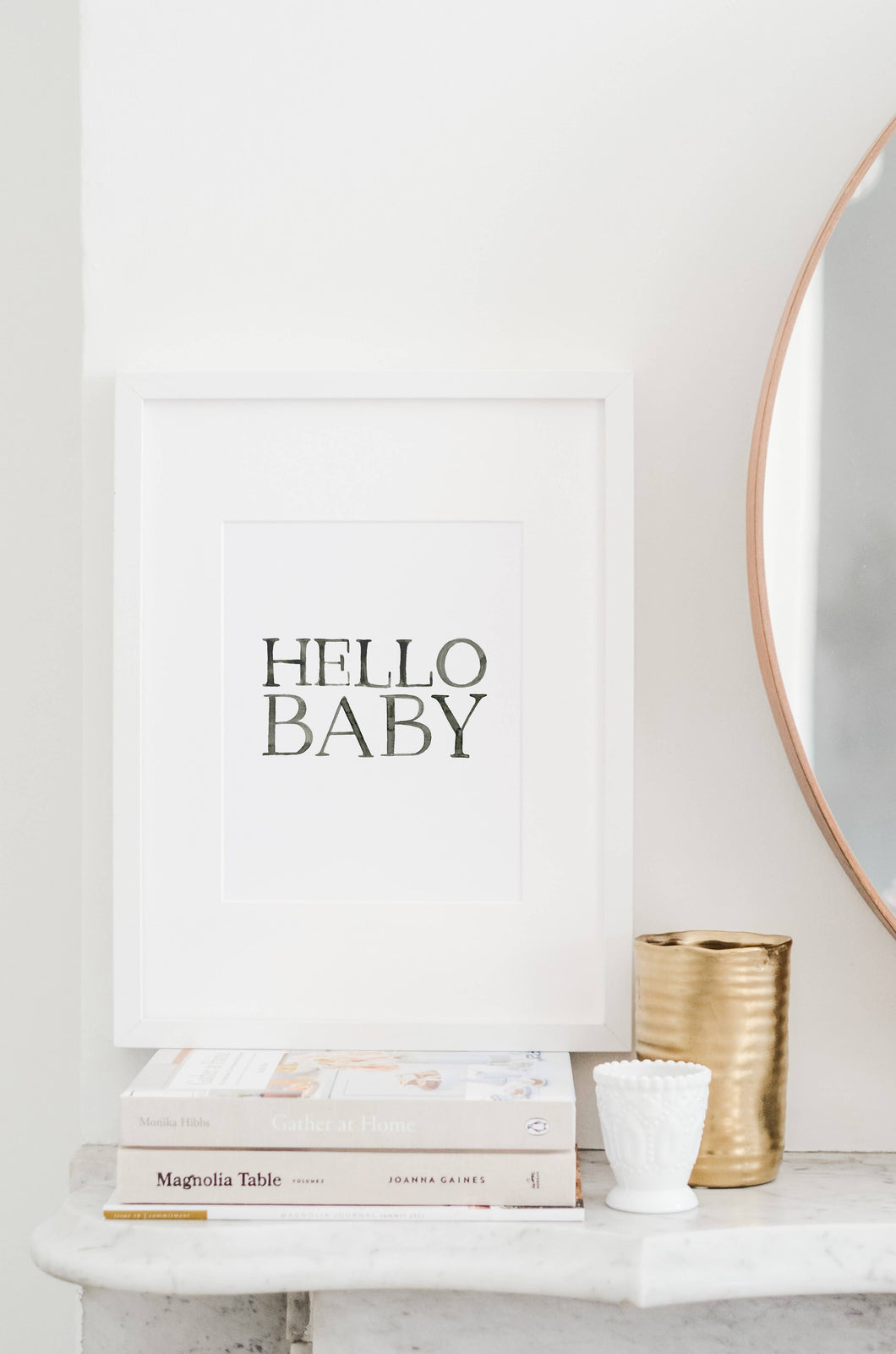 Hello Baby Art Print