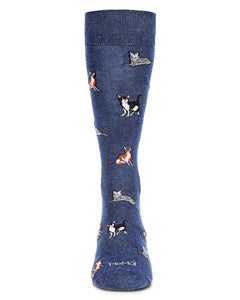 Hipster Cats Mens Bamboo Socks
