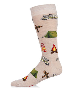 Happy Camper Mens Bamboo Socks
