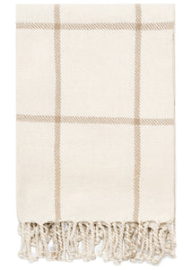 Selsey Cotton Checkered Throw