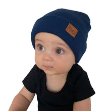 Load image into Gallery viewer, Babyfied Apparel - Classic Toque - Twilight Blue 6-24M
