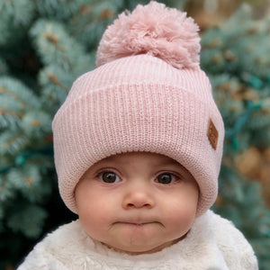 Babyfield Apparel - PomPom Toque - Light Pink