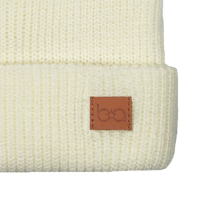 Babyfied Apparel - PomPom Toque - Ivory 6-24M