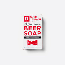 Load image into Gallery viewer, Duke Cannon Great American Beer Soap-made with Budweiser
