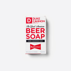 Duke Cannon Great American Beer Soap-made with Budweiser