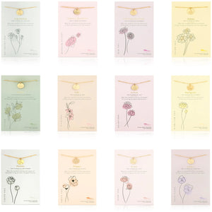 Birth Flower Necklace