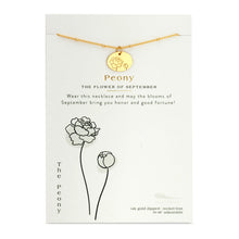 Load image into Gallery viewer, Birth Flower Necklace
