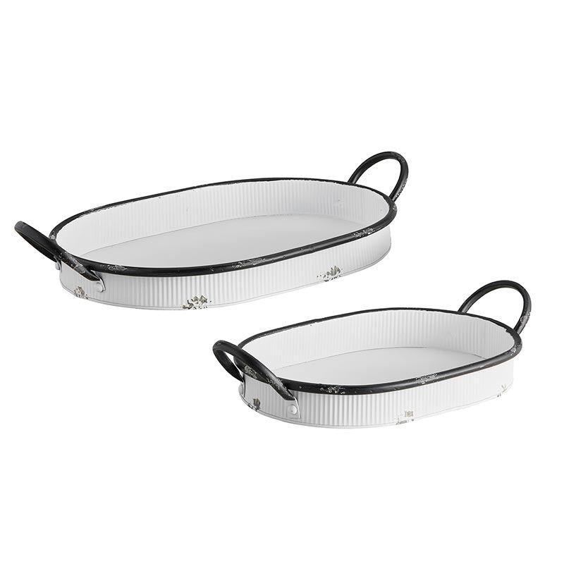 Oval Metal Tray