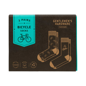 Bike Socks, Boxed Set of 2 Pairs