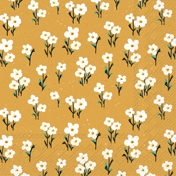 All About Yellow Cocktail Napkin