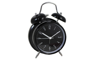 Black Twin Bell Alarm Clock