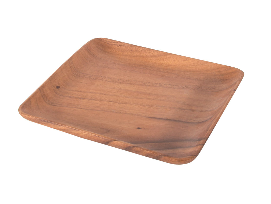 Acacia Square Plate