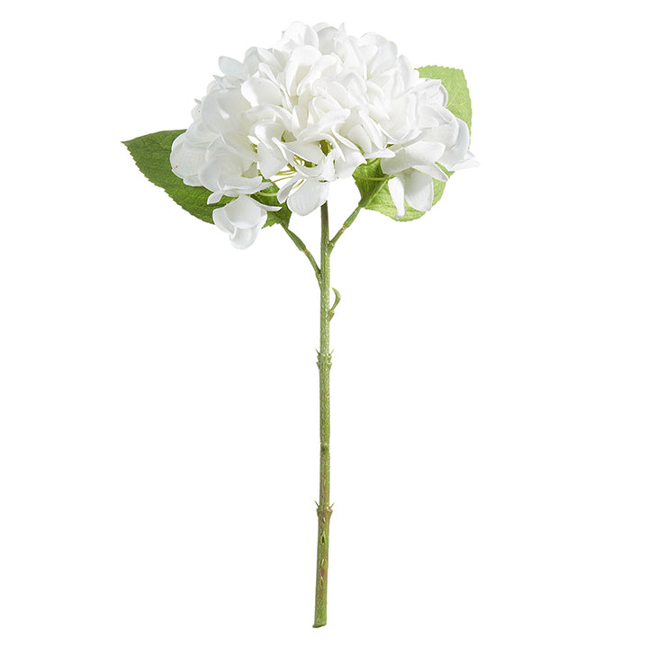 Real Touch White Hydrangea Stem