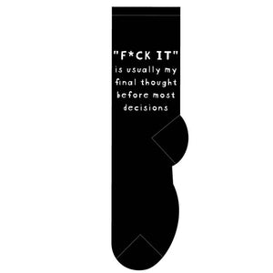 Final Thoughts Socks