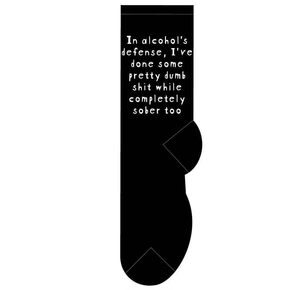 Alcohol's Defense Socks