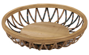 Bamboo Round Basket