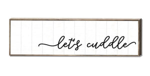 Let's Cuddle Wall Decor