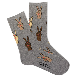 Peace Signs Ladies Socks