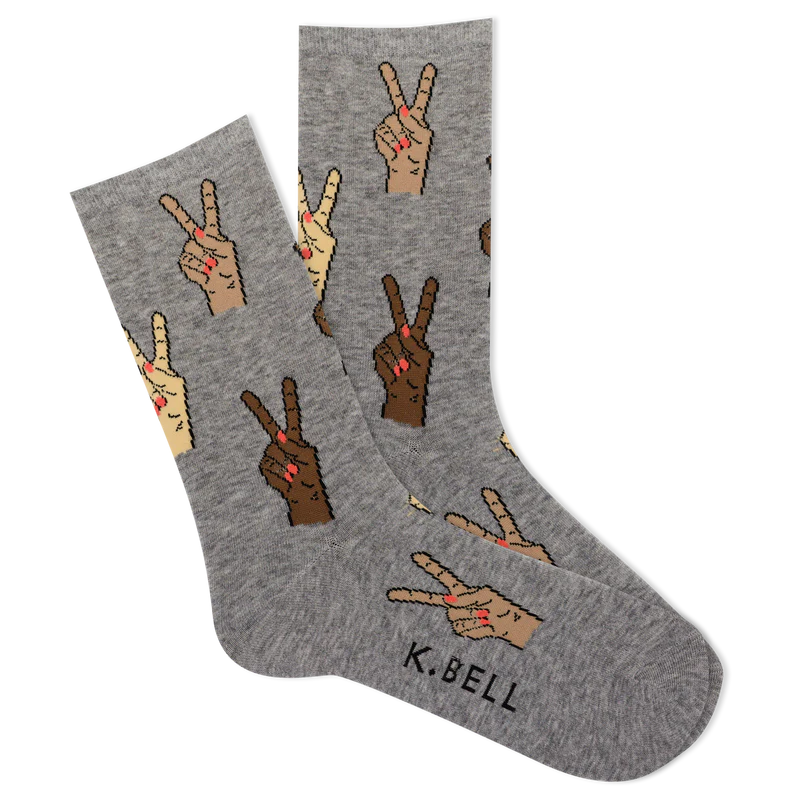 Peace Signs Ladies Socks