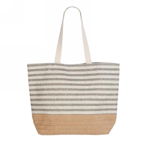 Striped Tote Bag