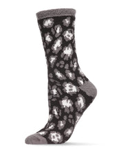 Load image into Gallery viewer, Black Leopard Soft &amp; Cozy Ladies Socks
