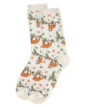 Load image into Gallery viewer, Sloth Ladies Bamboo Socks
