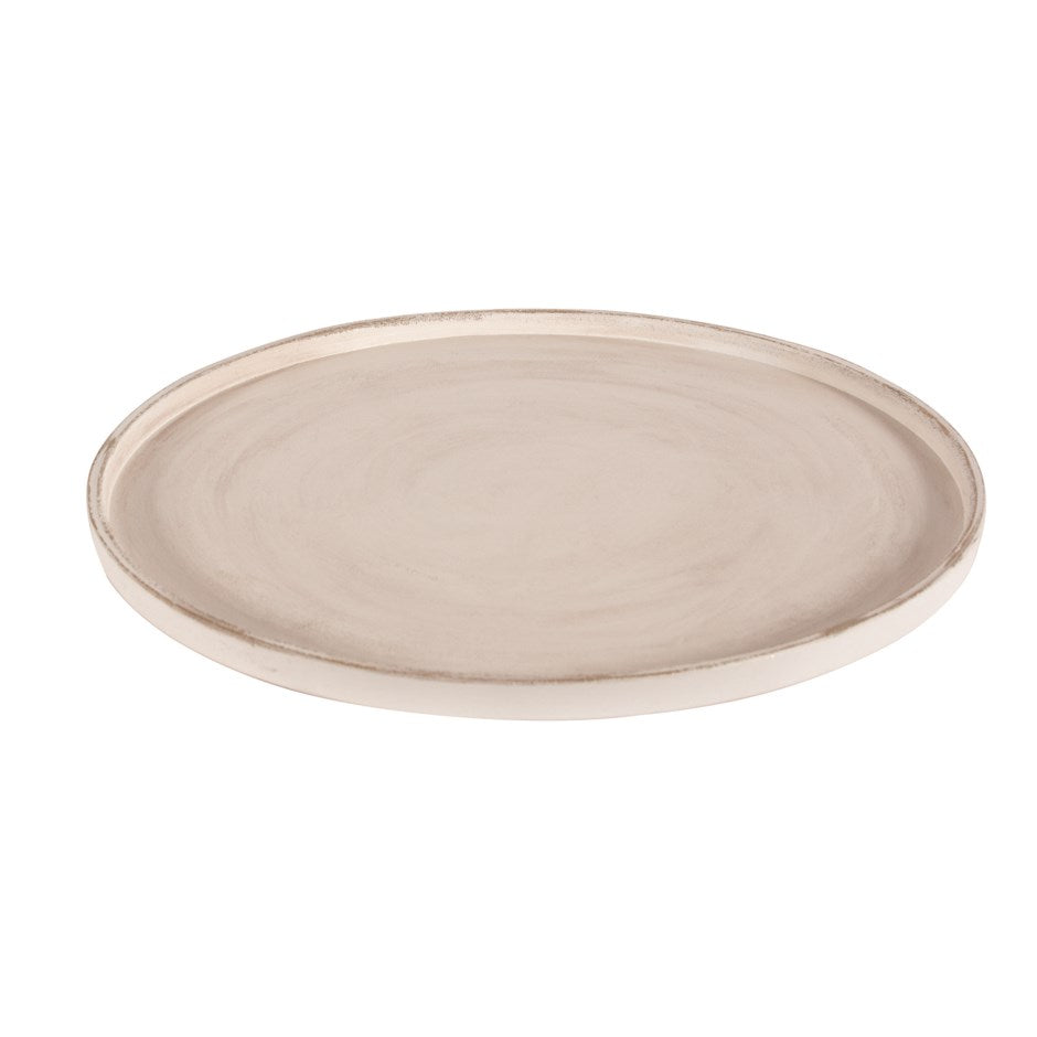Whitewashed Ivory Tray, Large